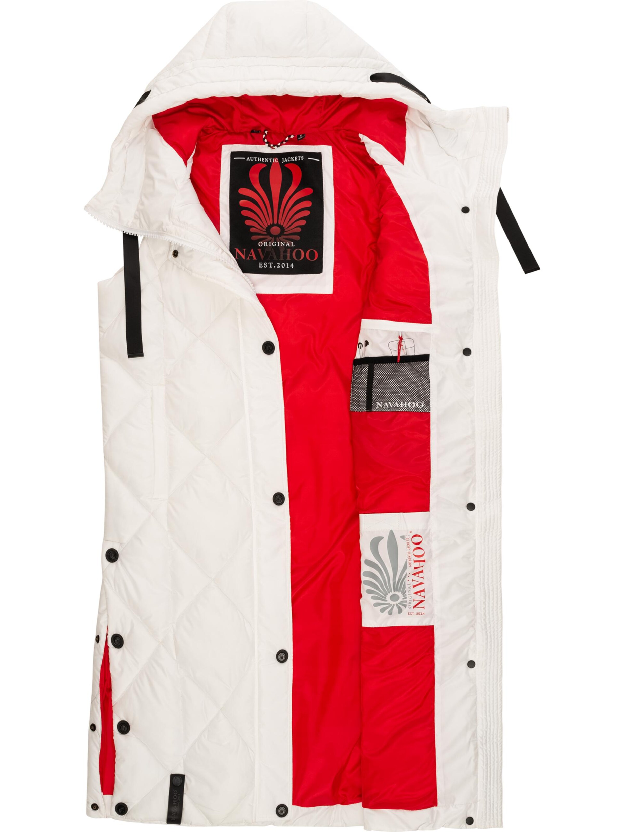 NAVAHOO Vest 'Schnuckel' in White