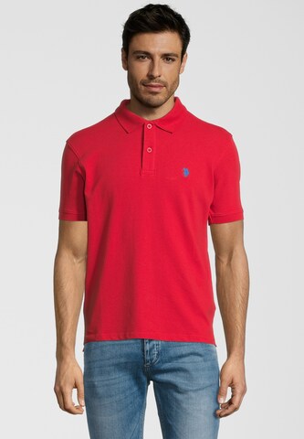 U.S. POLO ASSN. Poloshirt in Rot: predná strana