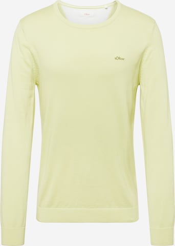 s.Oliver Sweater in Yellow: front