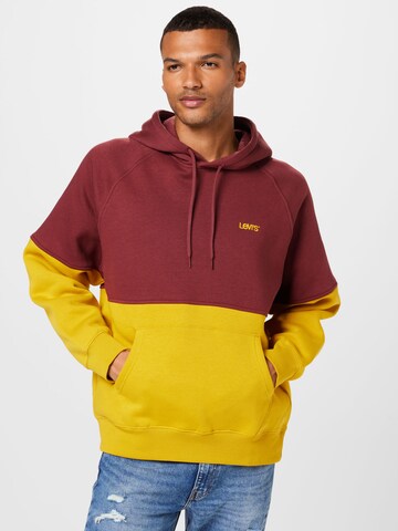 LEVI'S ® Sweatshirt 'Levi's® Men's Varsity Hoodie' in Red: front