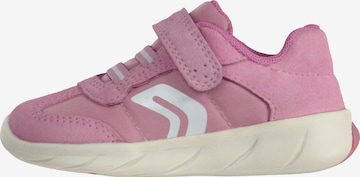 Baskets GEOX en rose : devant