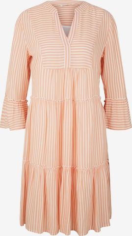 Robe-chemise TOM TAILOR en orange : devant