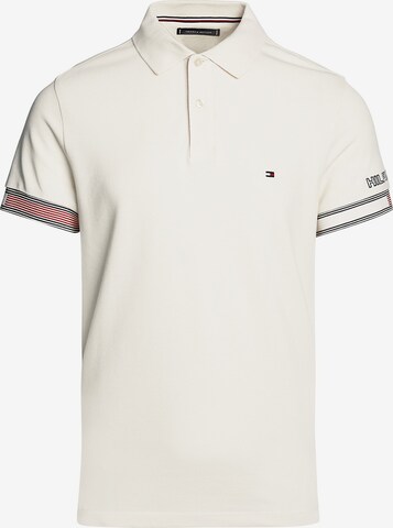 T-Shirt TOMMY HILFIGER en beige : devant