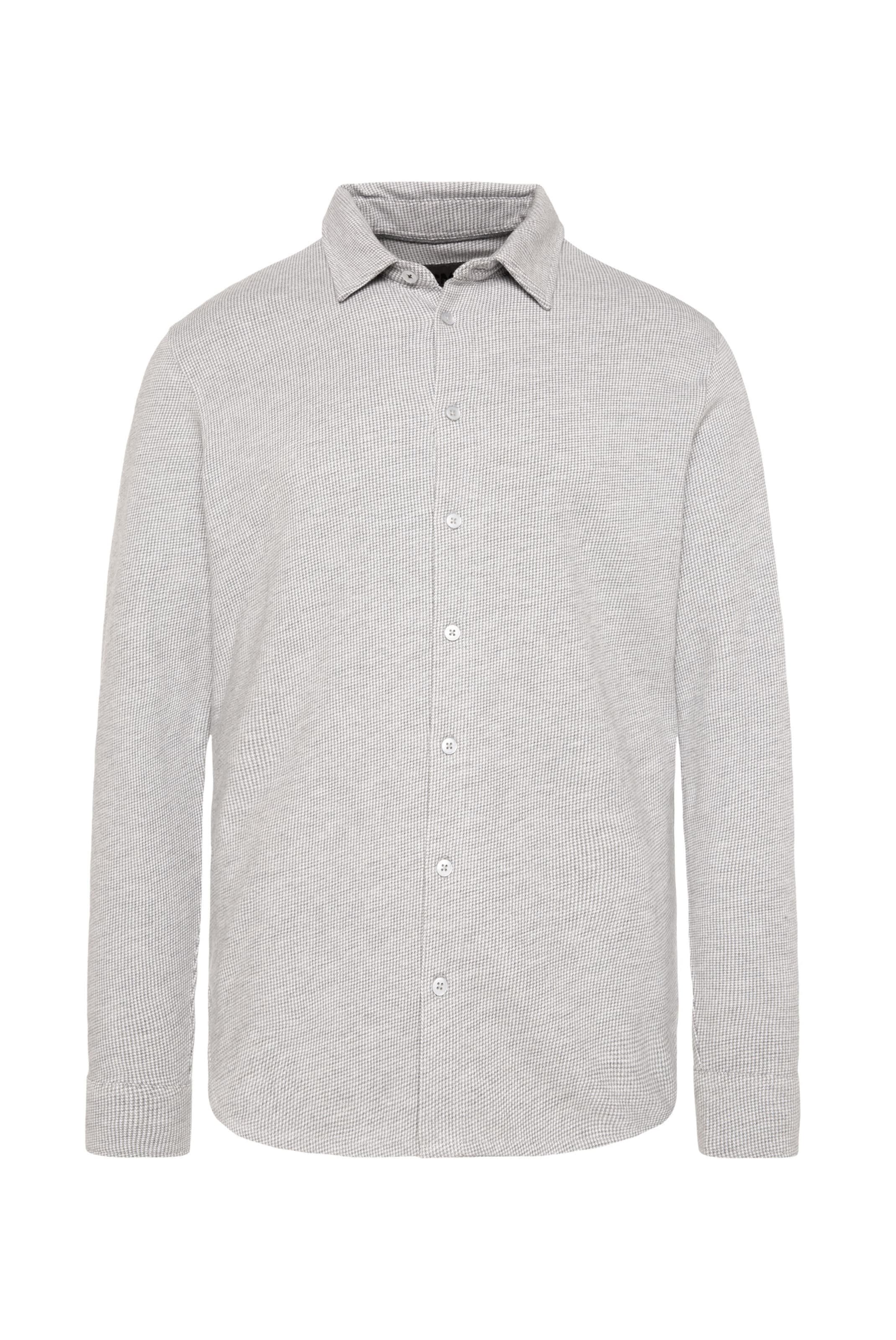 CMPD Slim Fit Hemd in Grau: Vorderseite