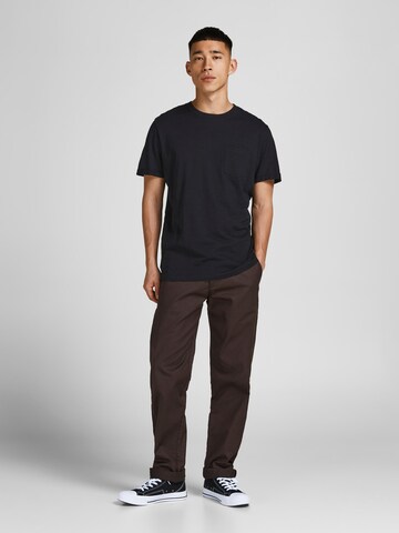 JACK & JONES Bluser & t-shirts 'TROPIC' i sort