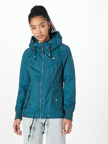 Ragwear Between-Season Jacket 'DANKKA' in Blue: front