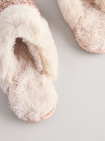 Pantoufle 'Sequin' Next en beige