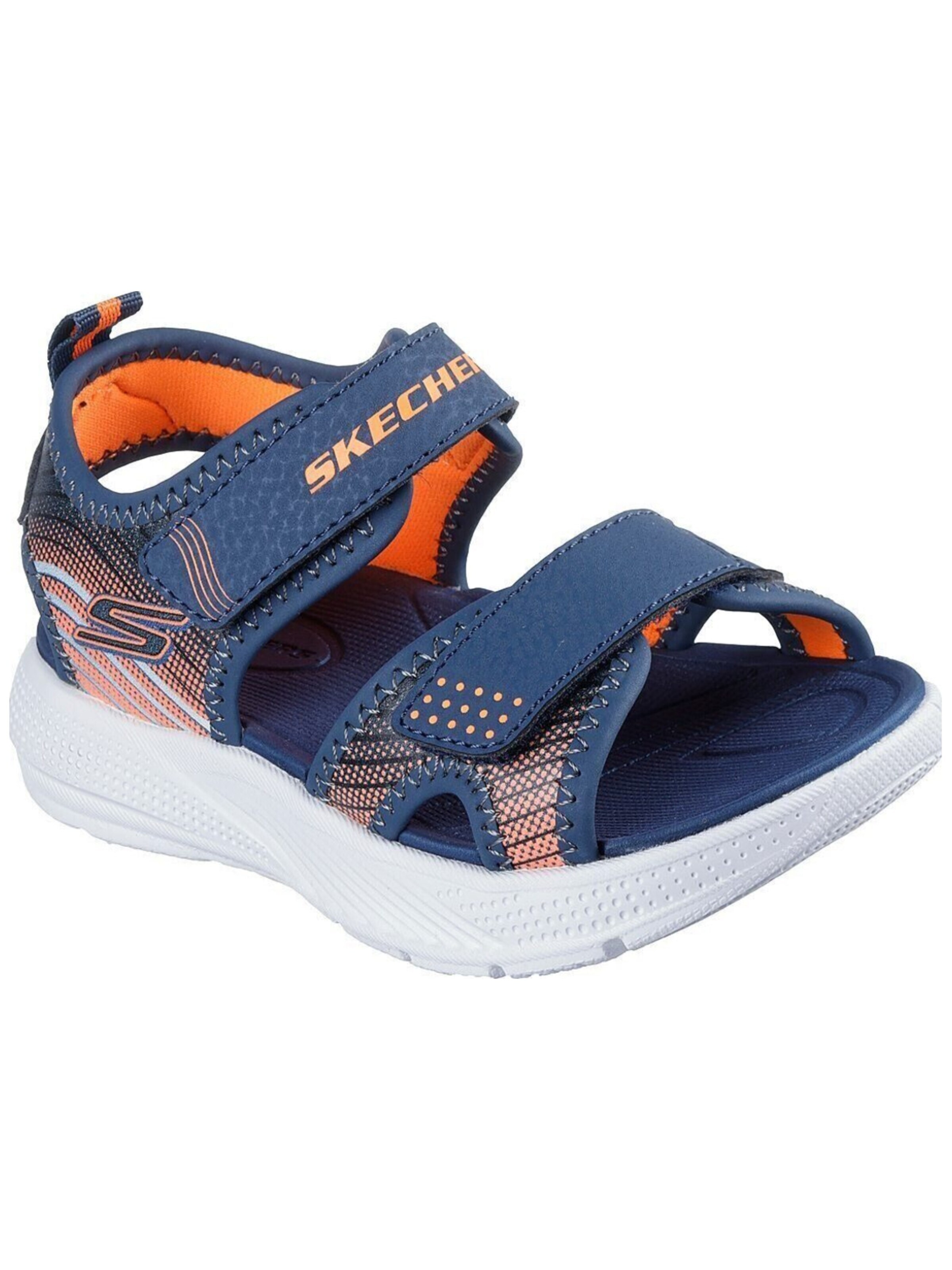 SKECHERS Open shoes 'Microspec-Splash' in 24 in Gentian / Orange / Black, Item view