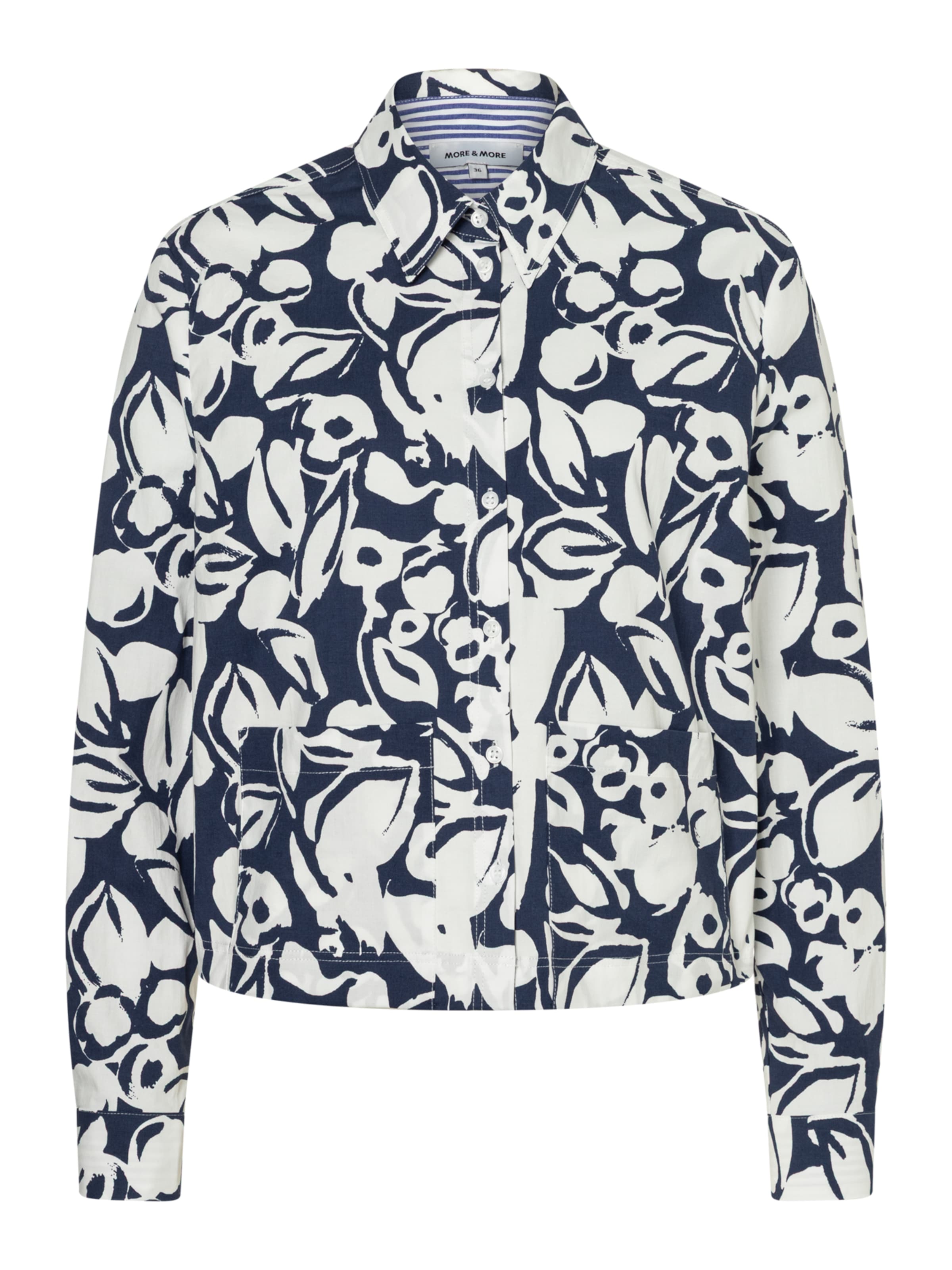 MORE & MORE Blouse in Blue: front