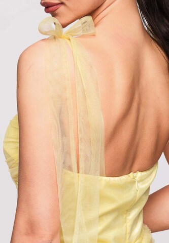 Ombre Abendkleid in Gelb