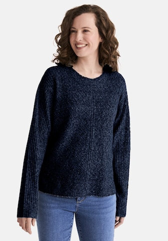 STOOKER WOMEN Pullover 'Caro' in Blau: Vorderseite