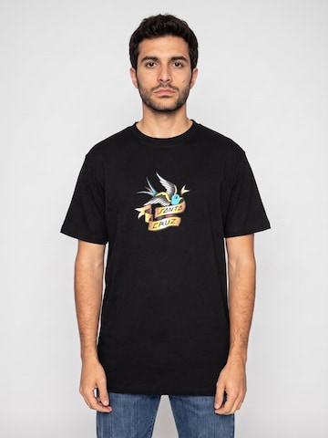 T-Shirt 'Sommer Sparrow Front' Santa Cruz en noir