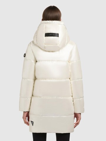 Manteau d’hiver ' Haya Shiny-YM ' khujo en blanc