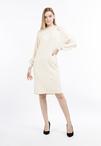 Robes en maille DreiMaster Klassik en beige