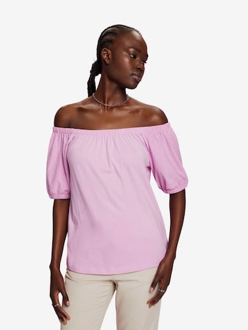 ESPRIT - Camiseta en lila: frente