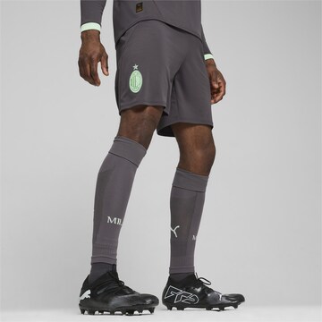 PUMA Regular Sports trousers 'AC Milan 24/25' in Grey: front