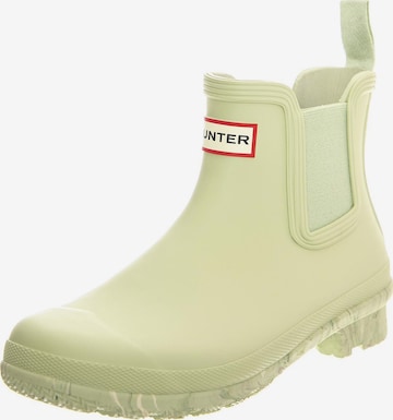HUNTER Kozaki 'Original Chelsea Boot Marble Muffled Green' w kolorze zielony: przód