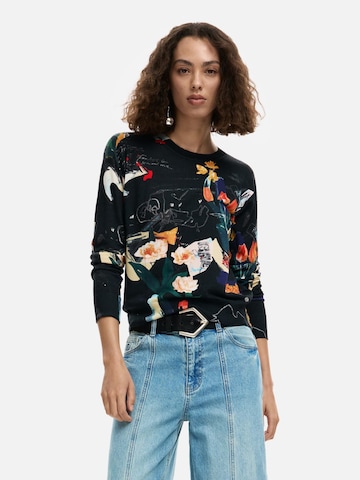 juoda Desigual Megztinis: priekis