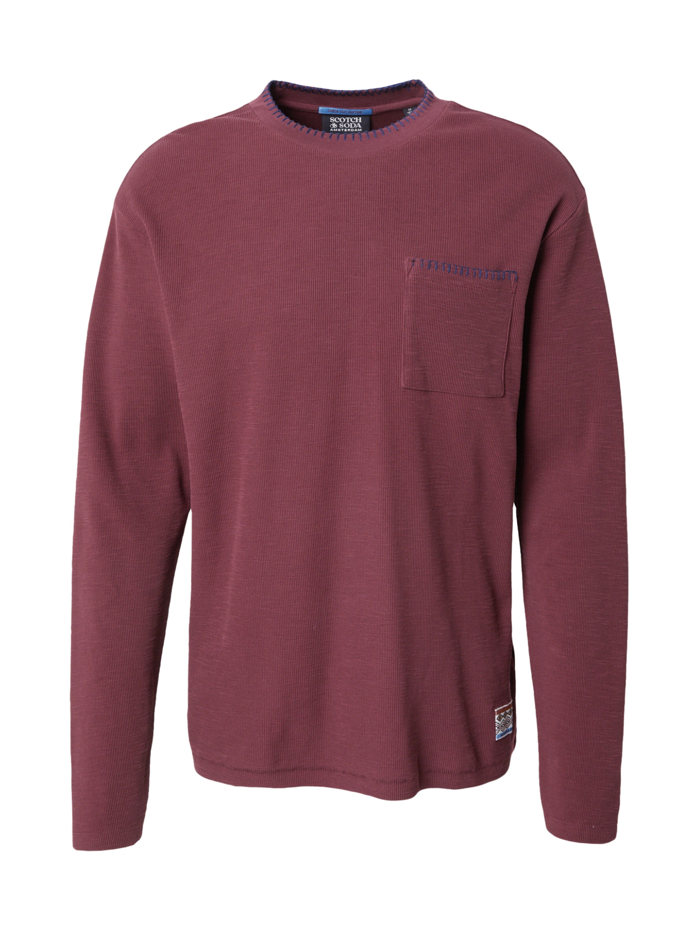T-Shirt SCOTCH & SODA en rouge : devant