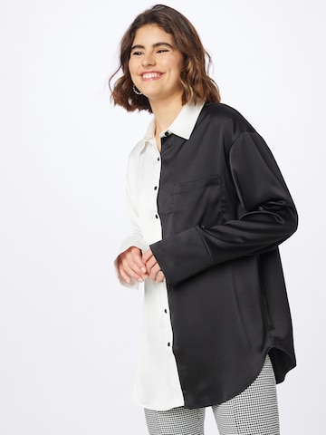 Nasty Gal Blouse in Black: front