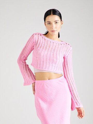 Pullover di Nasty Gal in rosa: frontale