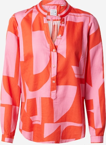 Emily Van Den Bergh Blouse in Roze: voorkant