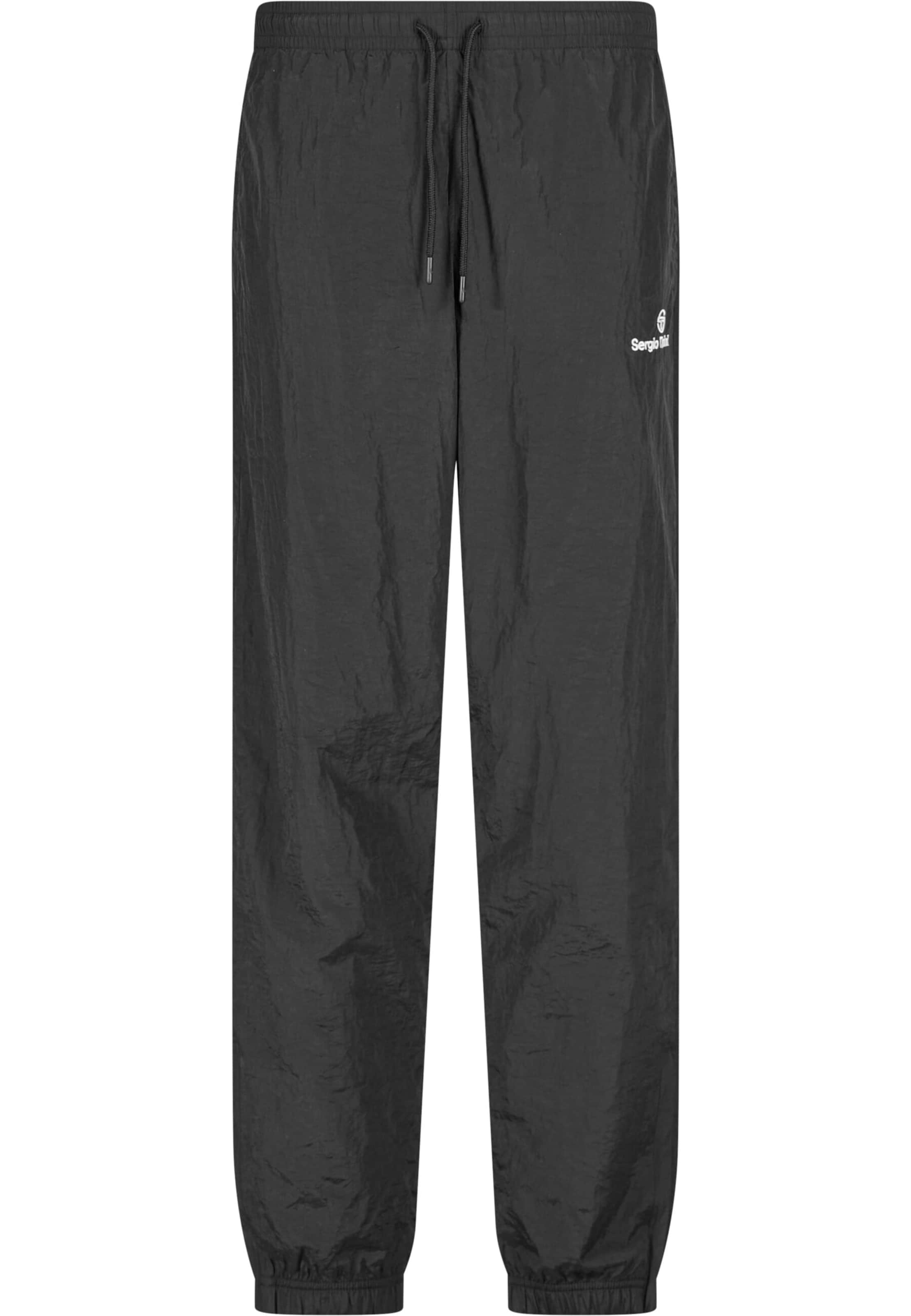 Sergio Tacchini Zúžený Sportovní kalhoty 'Nayla' – černá: přední strana