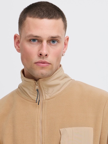 Veste en polaire ' BHBROOKS Sweatshirt zipp thru ' BLEND en marron
