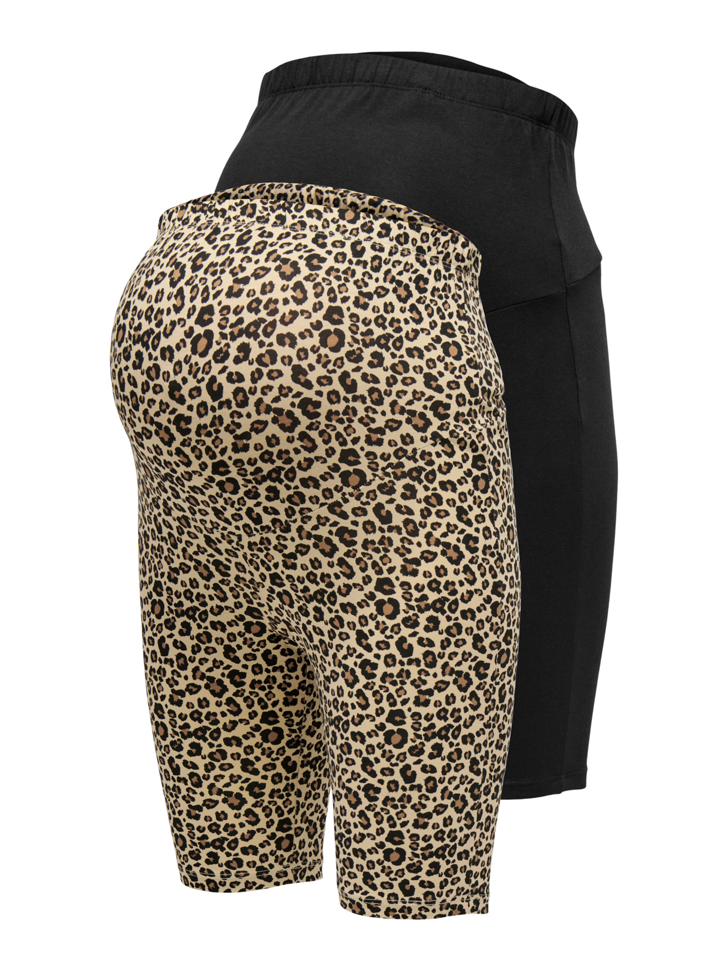 Only Maternity Skinny Legíny 'OLMLOVELY' - Hnedá: predná strana