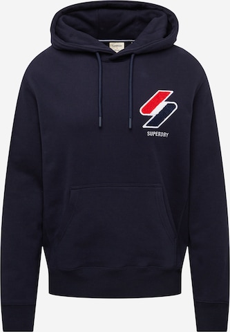 Superdry Sweatshirt in Blue: front