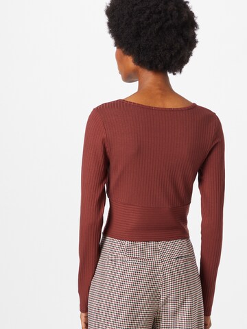 ABOUT YOU Shirt 'Cecile' in Brown