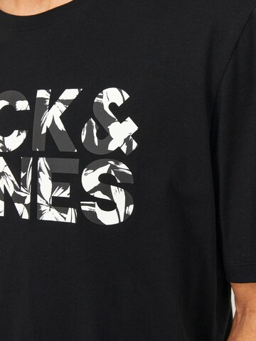 JACK & JONES - Camiseta 'JEFF' en negro