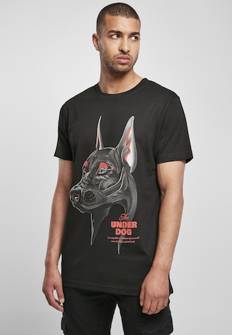 T-Shirt 'Air Dog' Mister Tee en noir : devant