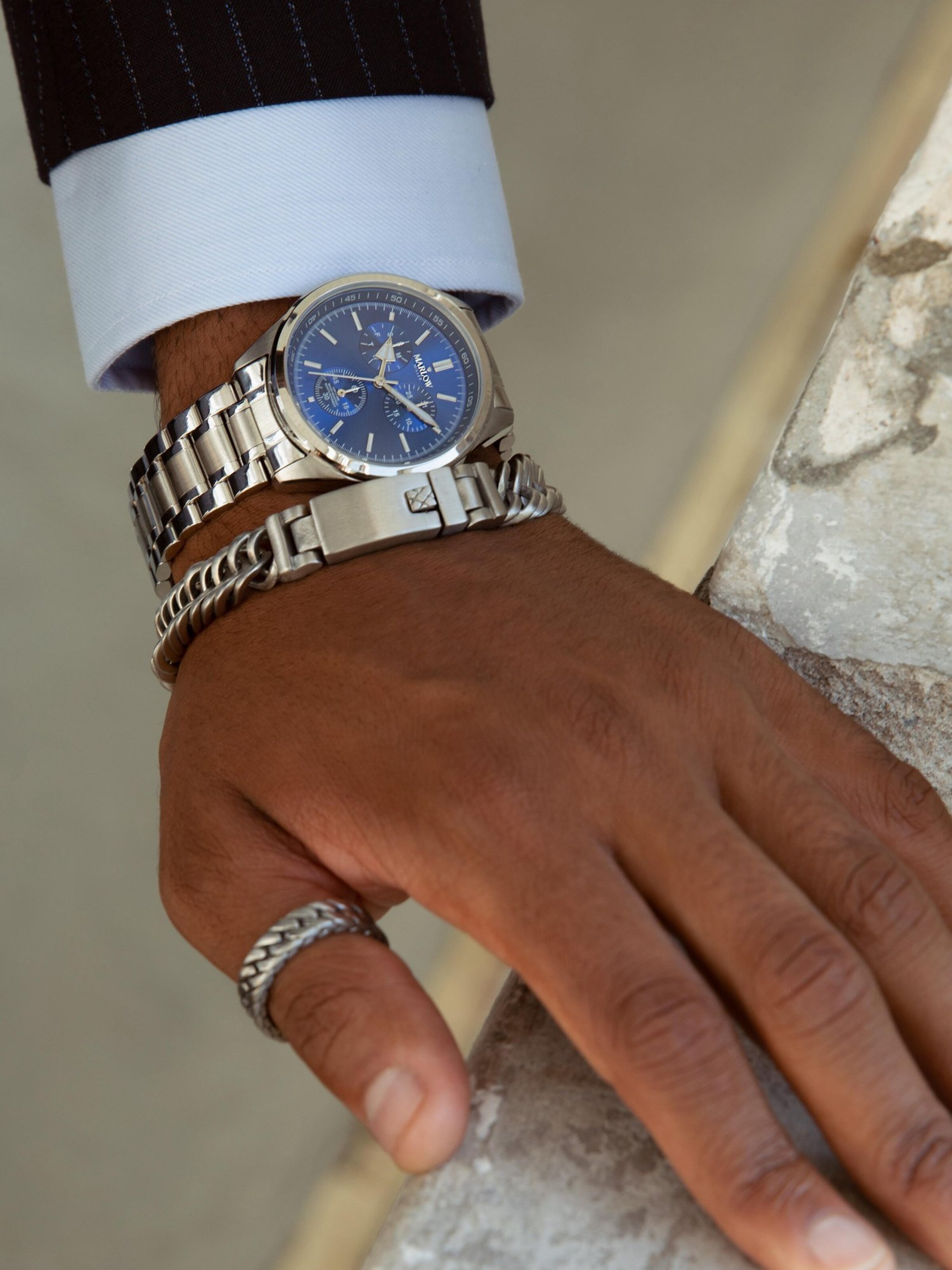 Lucardi Ring in Silver