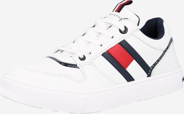 TOMMY HILFIGER Sneakers in Wit: voorkant