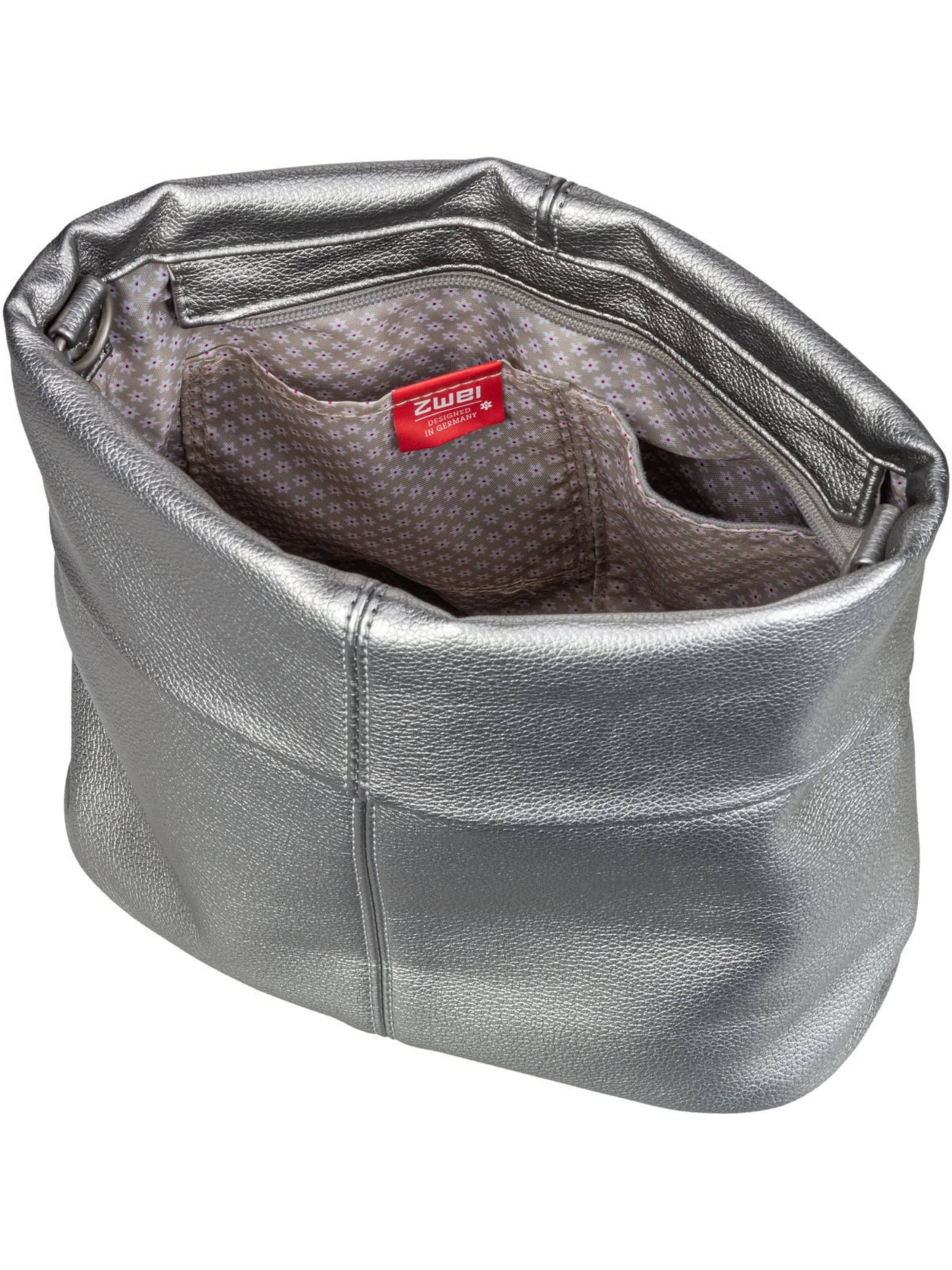 ZWEI Umhängetasche 'Mademoiselle' in Silber