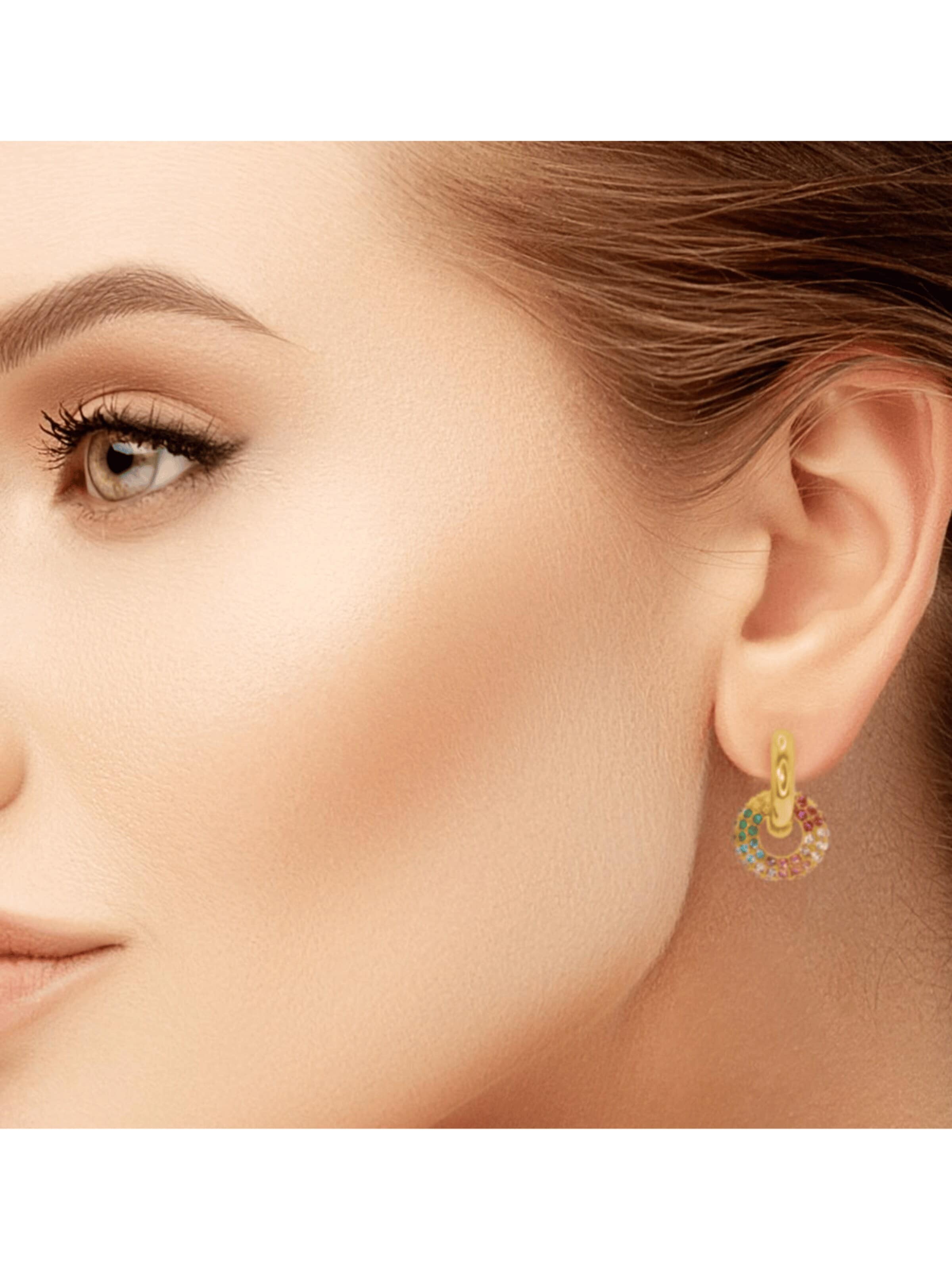ARS-ARGENTI Earrings 'IT´S COCKTAIL TIME II' in Gold: front