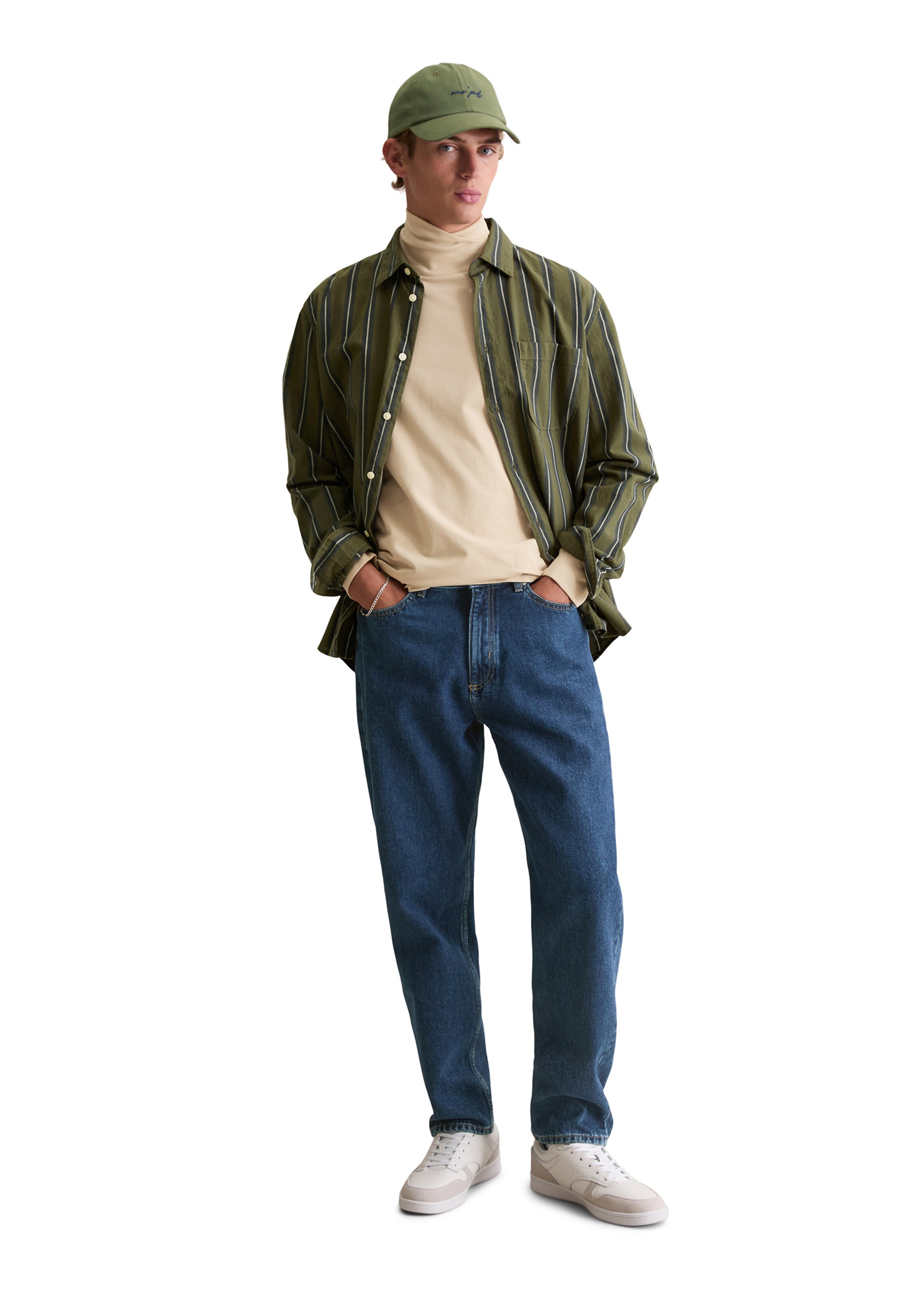 Coupe regular Chemise Marc O'Polo DENIM en vert