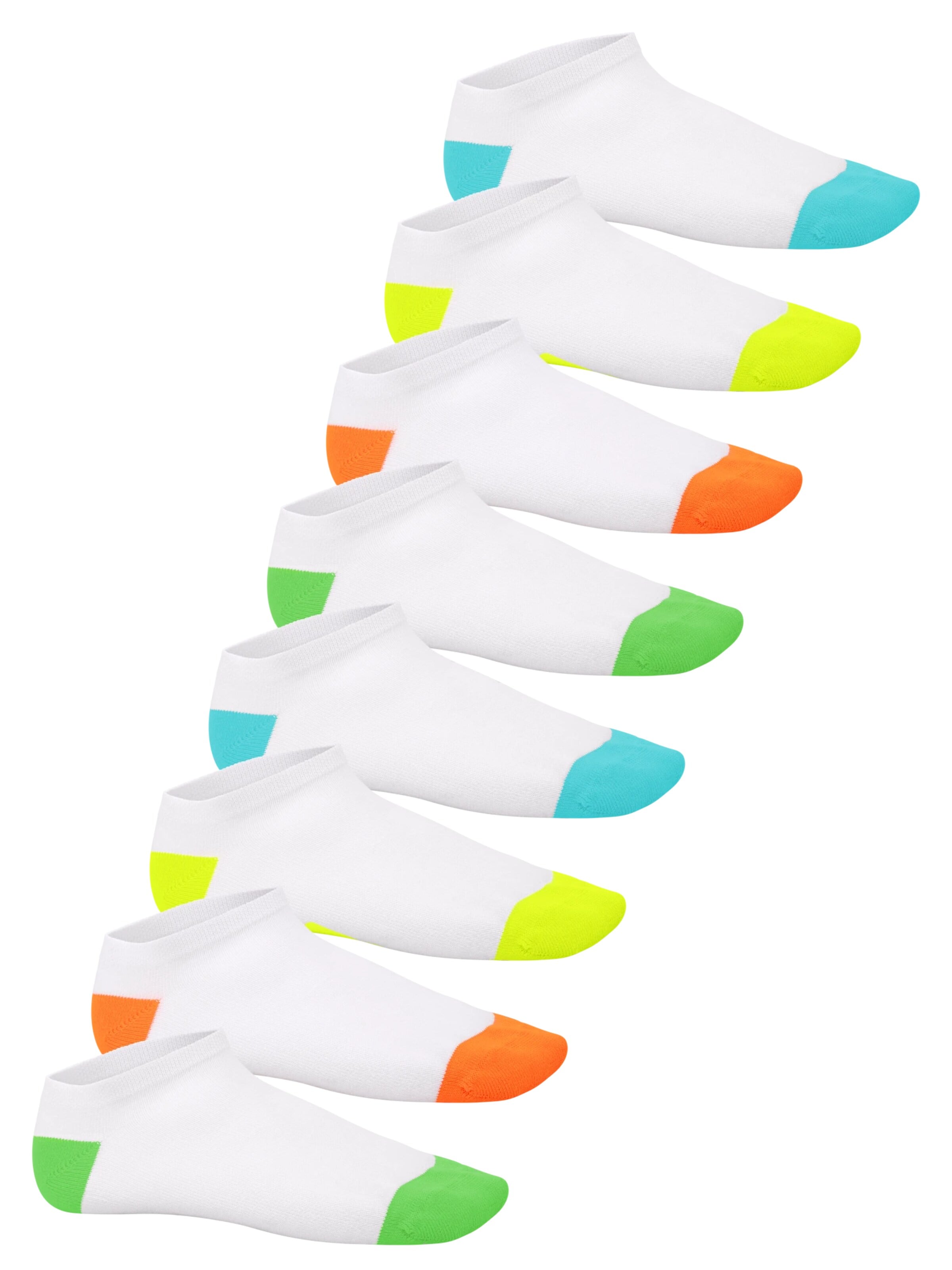 footstar Ankle Socks 'Neon' in Green: front