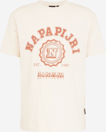 NAPAPIJRI - Camiseta 'QUITO' en blanco: frente