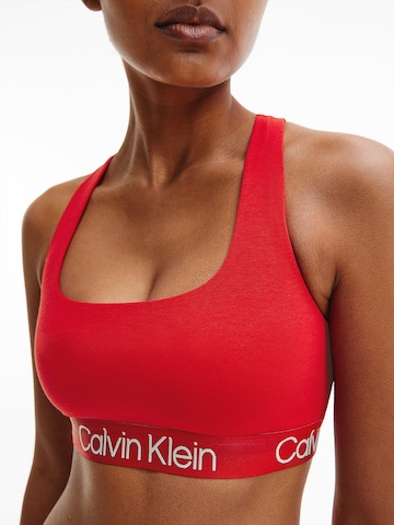 Calvin Klein Underwear Bralette Bra in Red