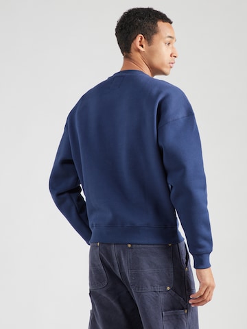 ALPHA INDUSTRIES Sweatshirt 'Japan Warrior' in Blau: Rückseite