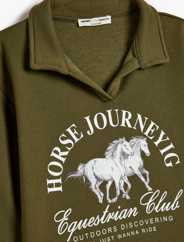 Koton Sweatshirt in Green