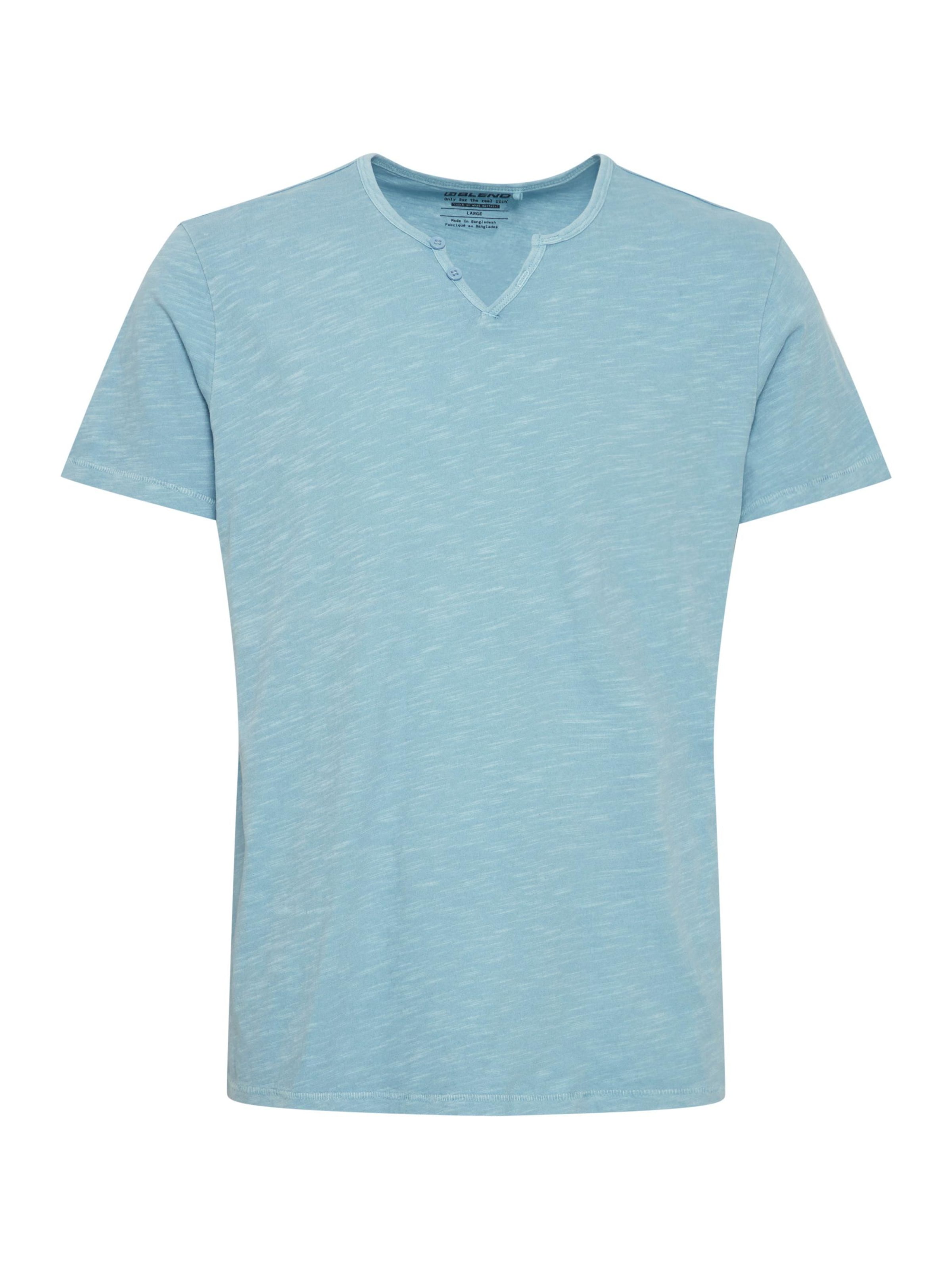 BLEND T-Shirt 'Ashton' in Blau: Vorderseite