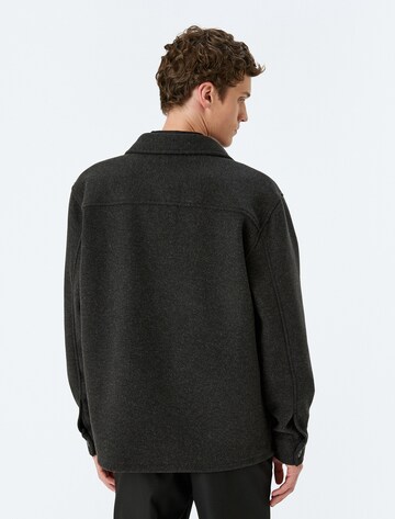 Koton Regular Fit Hemd in Grau