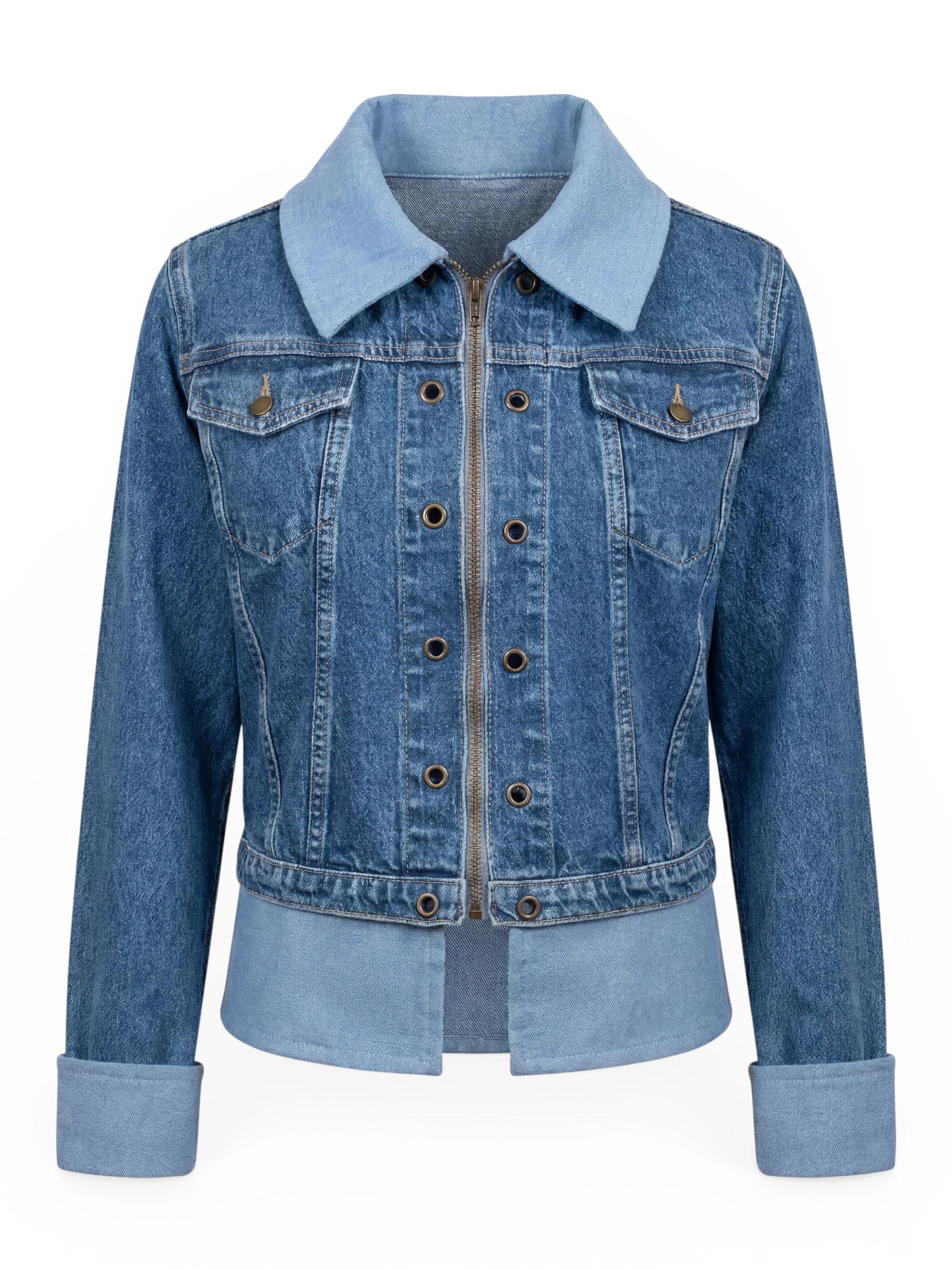 Fenice Between-Season Jacket in Blue
