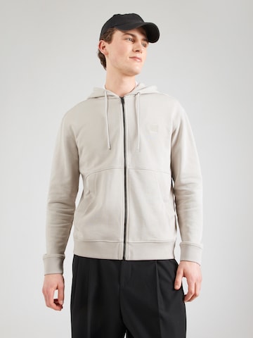 Veste de survêtement 'Zetalky' BOSS en gris : devant