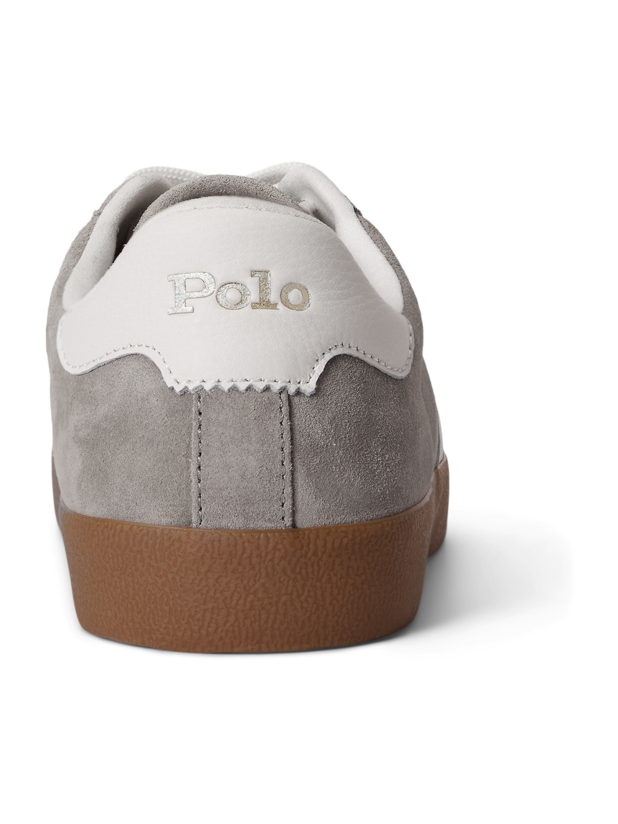 pelēks Polo Ralph Lauren Zemie brīvā laika apavi 'COURT'
