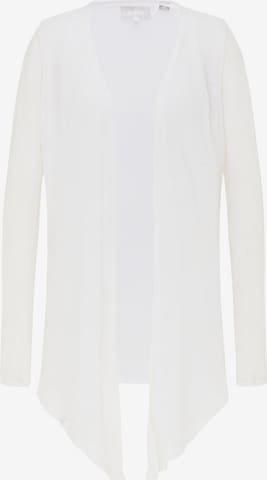 Usha Knit Cardigan in White: front