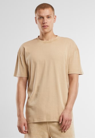 Urban Classics Shirt in Bruin: voorkant